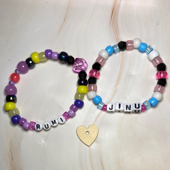 Kpop Demon Hunters Bracelet Kids SAVITO Matching Huntrix Merch ...